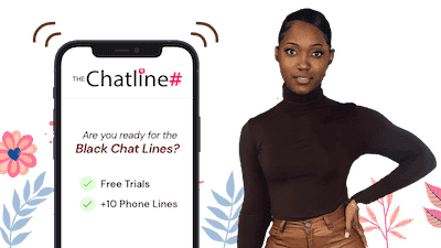 Black phone chat line service